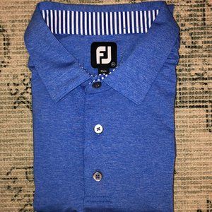 Footjoy ProDry Golf Polo - Heather Royal Blue